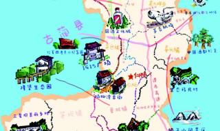 中国旅游景点地图